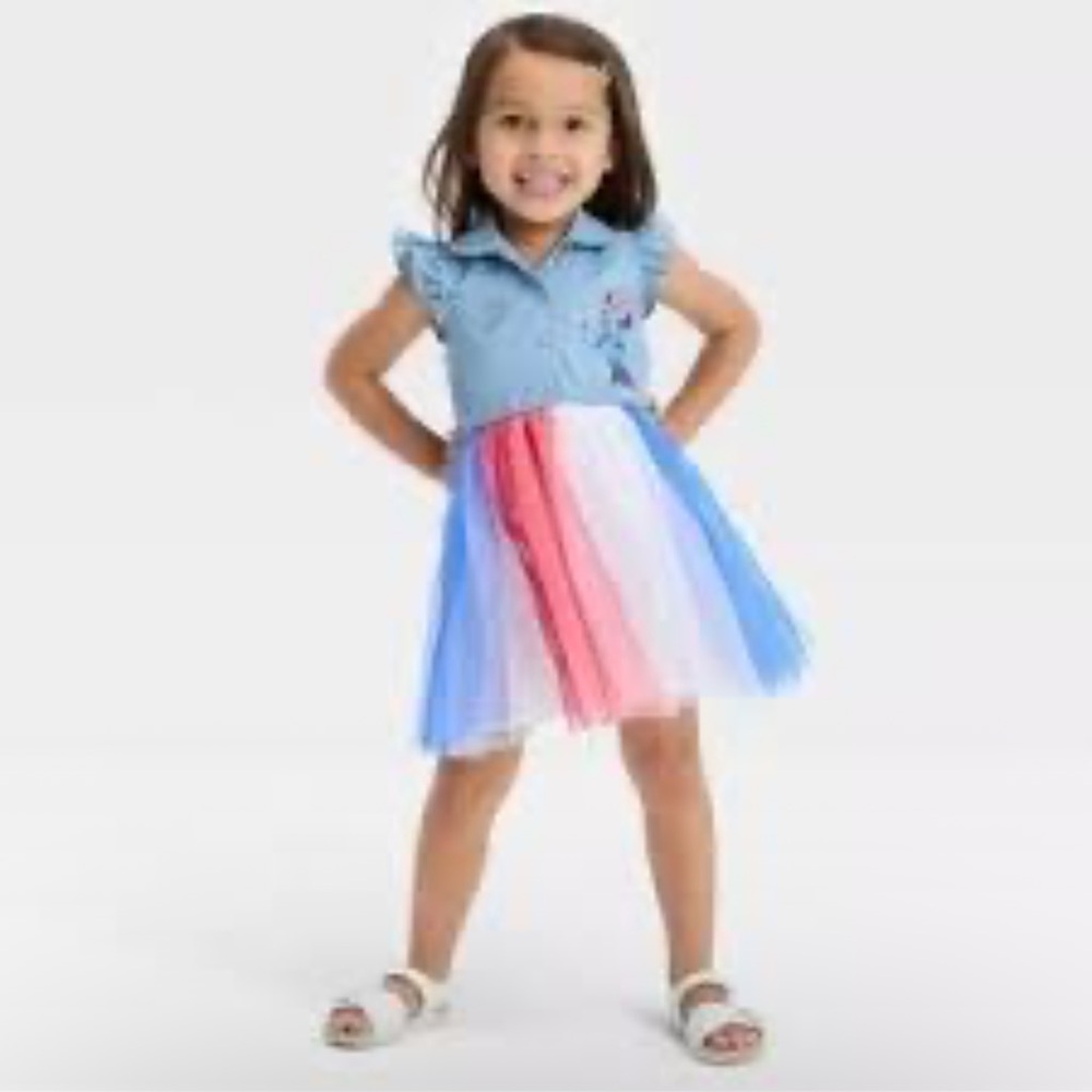 Disney Junior | Minnie Mouse Colorful Tulle Dress | 18M